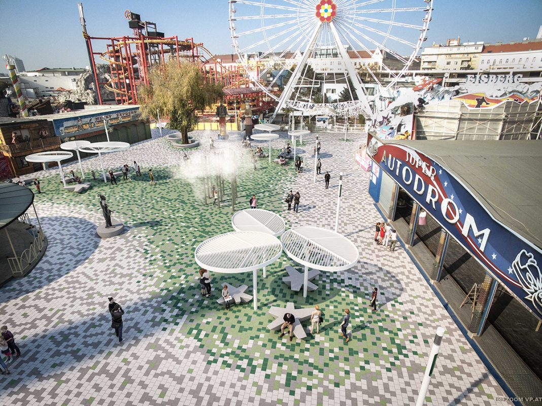 Hochdruck_Nebelkunsttechnik_Raintime_Calafatti_Platz_Wien_Firma_Raintime
